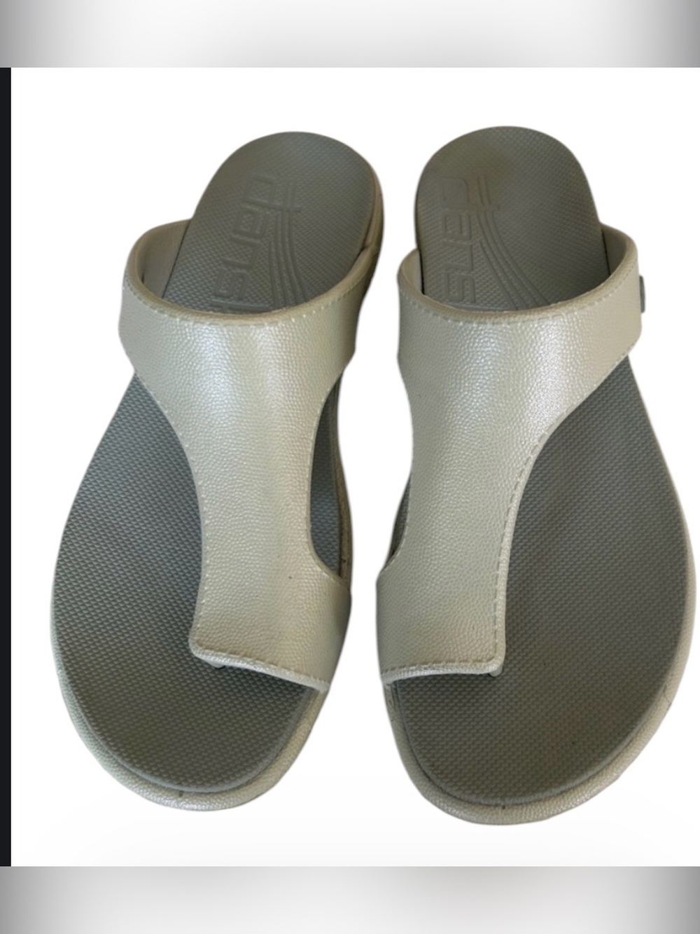 Dansko Dansko Molded Toe-Loop Sandals Krystal Pearl Comfort Slide 6